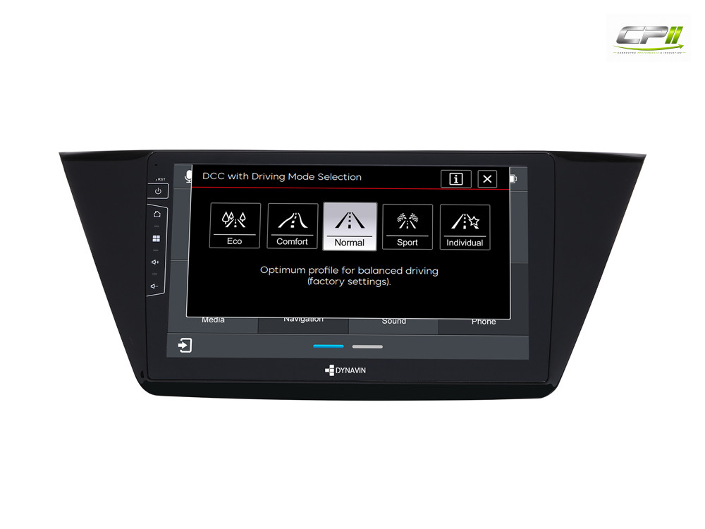 D9-40 Premium Flex Android Autoradio für VW Touran mit 4 x 100W Class-D Verstärker, 10,1 Zoll Display (hochauflösend), Inkl. Head-up-Display, Apple CarPlay und Android Auto – Bild 8