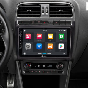 D9-69H Premium Android Autoradio für VW Polo mit 4 x 100W Class-D Verstärker, 9 Zoll Display (hochauflösend), Inkl. Head-up-Display, Apple CarPlay und Android Auto – Bild 3