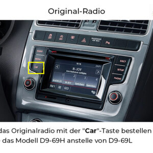 Alternative view of Android Autoradio für VW Polo 6R D9-69L Premium Flex Abverkauf Neu