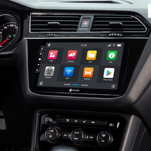 D9-82 Premium Android Autoradio für VW Tiguan mit 4 x 100W Class-D Verstärker, 10,1 Zoll Display (hochauflösend), Inkl. Head-up-Display, Apple CarPlay und Android Auto – Bild 3