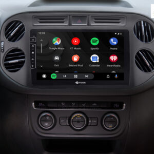 D9-83B Premium Flex 160 GB Android Autoradio für VW Tiguan 2007-2017 | Golf 5 mit 4 x 100W Class-D Verstärker, 9 Zoll Display (hochauflösend), Inkl. Head-up-Display, Apple CarPlay und Android Auto – Bild 4