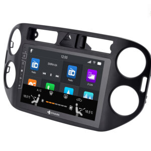 D9-83B Premium Flex 160 GB Android Autoradio für VW Tiguan 2007-2017 | Golf 5 mit 4 x 100W Class-D Verstärker, 9 Zoll Display (hochauflösend), Inkl. Head-up-Display, Apple CarPlay und Android Auto – Bild 6