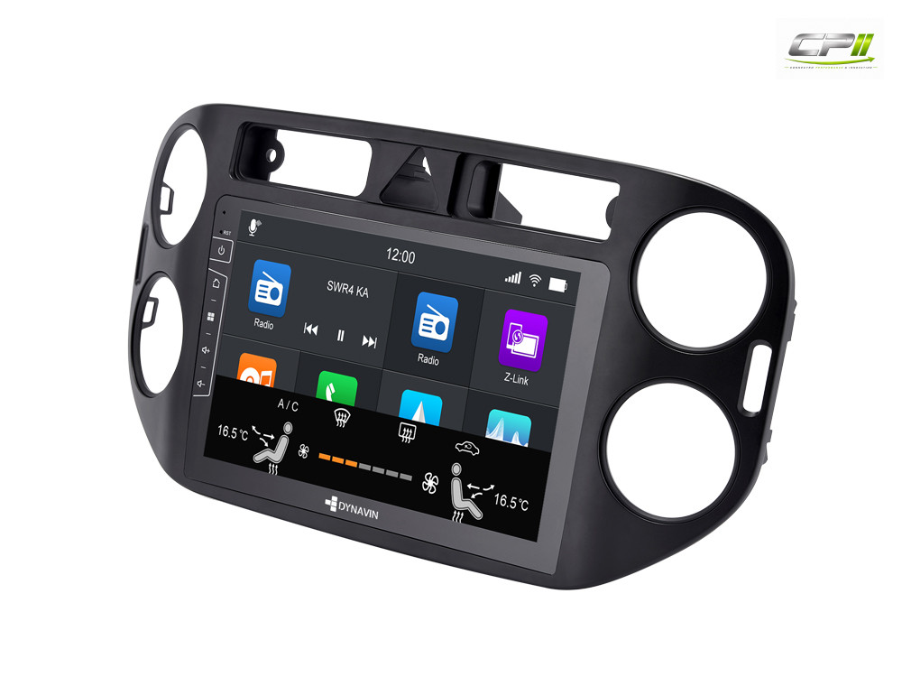 D9-83B Premium Flex 160 GB Android Autoradio für VW Tiguan 2007-2017 | Golf 5 mit 4 x 100W Class-D Verstärker, 9 Zoll Display (hochauflösend), Inkl. Head-up-Display, Apple CarPlay und Android Auto – Bild 6