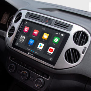 D9-83S Premium Android Autoradio für VW Tiguan 2007-2017 | Golf 5 mit 4 x 100W Class-D Verstärker, 9 Zoll Display (hochauflösend), Inkl. Head-up-Display, Apple CarPlay und Android Auto – Bild 3