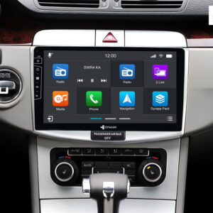 D9-B6S Premium 192 GB Android Autoradio für VW Passat B6 mit 4 x 100W Class-D Verstärker, 10,1 Zoll Display (hochauflösend), Inkl. Head-up-Display, Apple CarPlay und Android Auto