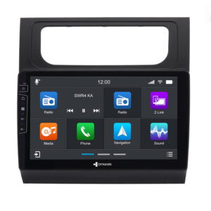 D9-DF15 Premium 192 GB Android Autoradio für VW Touran mit 4 x 100W Class-D Verstärker, 10,1 Zoll Display (hochauflösend), Inkl. Head-up-Display, Apple CarPlay und Android Auto