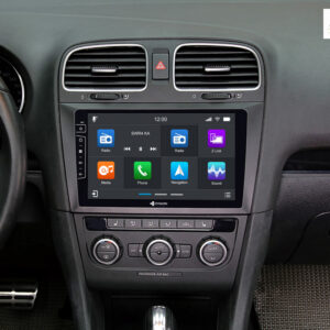 D9-DF31 Premium Flex 160 GB Android Autoradio für VW Golf 6 mit 4 x 100W Class-D Verstärker, 9 Zoll Display (hochauflösend), Inkl. Head-up-Display, Apple CarPlay und Android Auto