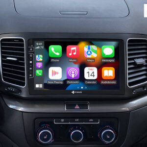 D9-DF56 Premium Android Autoradio für VW Sharan Seat Alhambra mit 4 x 100W Class-D Verstärker, 9 Zoll Display (hochauflösend), Inkl. Head-up-Display, Apple CarPlay und Android Auto – Bild 4