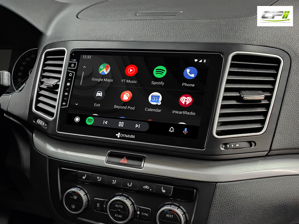 D9-DF56 Premium Android Autoradio für VW Sharan Seat Alhambra mit 4 x 100W Class-D Verstärker, 9 Zoll Display (hochauflösend), Inkl. Head-up-Display, Apple CarPlay und Android Auto – Bild 5