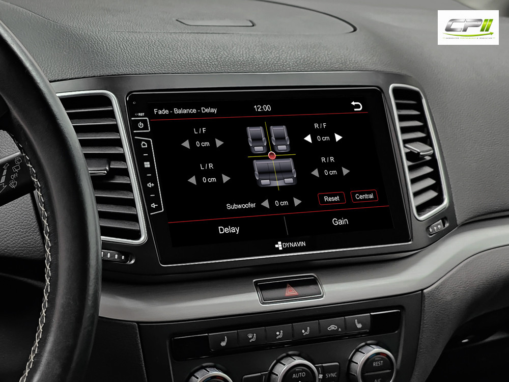 D9-DF56 Premium Android Autoradio für VW Sharan Seat Alhambra mit 4 x 100W Class-D Verstärker, 9 Zoll Display (hochauflösend), Inkl. Head-up-Display, Apple CarPlay und Android Auto – Bild 8