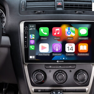 D9-DF63 Premium Flex Android Autoradio für Skoda Octavia II mit 4 x 100W Class-D Verstärker, 10,1 Zoll Display (hochauflösend), Inkl. Head-up-Display, Apple CarPlay und Android Auto – Bild 4