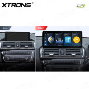 Alternative view of QLB22NB12NER 12,3 Zoll Octa Core 4 + 64 GB Global 4G LTE Android Autoradio Multimedia-Player mit vollständig laminiertem Bildschirm für BMW 1er F20 F21 / 2 Serie F23 Cabrio NBT Lenkrad Rechts