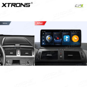 Alternative view of QLB22X3UNL 12,3 Zoll Octa Core 4 + 64 GB Global 4G LTE Android Autoradio Multimedia-Player mit vollständig laminiertem Bildschirm für BMW X3 E83 ohne Werksbildschirm LHD