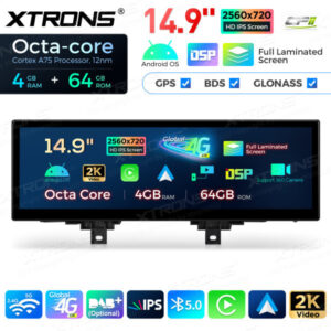 QLB42THEVL 14,9 Zoll Octa Core 4 + 64 GB Global 4G LTE Android Autoradio Multimedia-Player mit vollständig laminiertem 2K IPS-Bildschirm für BMW 3er F30 F31 F34 F35 G20 / 4 Serie F32 F33 F36 NBT EVO – Bild 7