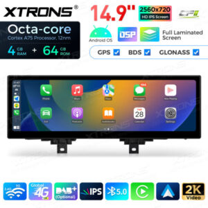 QLB42THEVL 14,9 Zoll Octa Core 4 + 64 GB Global 4G LTE Android Autoradio Multimedia-Player mit vollständig laminiertem 2K IPS-Bildschirm für BMW 3er F30 F31 F34 F35 G20 / 4 Serie F32 F33 F36 NBT EVO – Bild 8