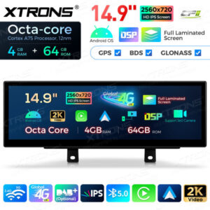 QLB42THNBR 14,9 Zoll Octa Core 4 + 64 GB Global 4G LTE Android Autoradio Multimedia-Player mit vollständig laminiertem 2K IPS-Bildschirm für BMW 3er F30 F31 F34 F35 / 4 Serie F32 F33 F36 NBT – Bild 7