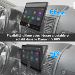 Alternative view of D9-V10W Premium Flex 160 GB Android Autoradio für VW | Skoda | Seat mit 4 x 100W Class-D Verstärker, 10,1 Zoll Display (hochauflösend), Inkl. Head-up-Display, Apple CarPlay und Android Auto