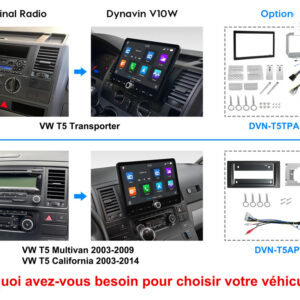 D9-V10W Premium Android Autoradio für VW | Skoda | Seat mit 4 x 100 W D-Klasse-Verstärker, hochauflösendem 10,1-Zoll-Display, Head-up-Display, Apple CarPlay und Android Auto – Bild 4