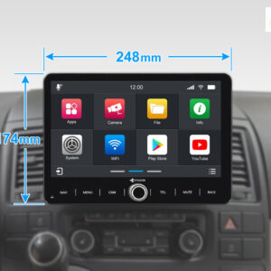 D9-V10W Premium Android Autoradio für VW | Skoda | Seat mit 4 x 100 W D-Klasse-Verstärker, hochauflösendem 10,1-Zoll-Display, Head-up-Display, Apple CarPlay und Android Auto – Bild 5