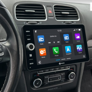 D9-V9W Premium Flex 160 GB Android Autoradio für VW Golf 6, Golf 5 Plus, Tiguan mit 4 x 100W Class-D Verstärker, 9 Zoll Display (hochauflösend), Inkl. Head-up-Display, Apple CarPlay und Android Auto (Kopie)