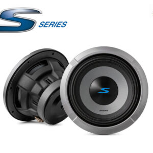 Alpine S2-W8D4 S-Series 20 cm (8-Zoll) Subwoofer mit 4 Ohm Doppelschwingspule