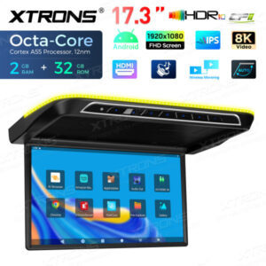 CM171AM 17,3-Zoll-Elektromotor-Octa-Core-Android-Auto-TV-Flip-Down-Monitor mit FHD-Bildschirm – Bild 7