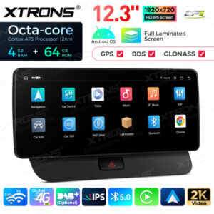 QLA22UHA12Q5L 12,3 Zoll Octa Core 4 + 64 GB Global 4G LTE Android Autoradio Multimedia-Player mit vollständig laminiertem 2K IPS-Bildschirm für Audi Q5 (2009-2017) LHD – Bild 11
