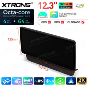 QLA22UHA12Q5L 12,3 Zoll Octa Core 4 + 64 GB Global 4G LTE Android Autoradio Multimedia-Player mit vollständig laminiertem 2K IPS-Bildschirm für Audi Q5 (2009-2017) LHD – Bild 15