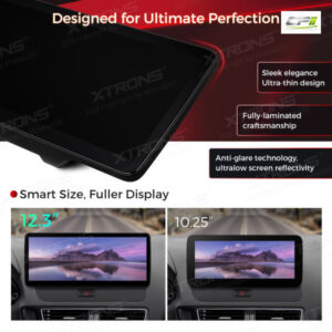 QLA22UHA12Q5L 12,3 Zoll Octa Core 4 + 64 GB Global 4G LTE Android Autoradio Multimedia-Player mit vollständig laminiertem 2K IPS-Bildschirm für Audi Q5 (2009-2017) LHD – Bild 3
