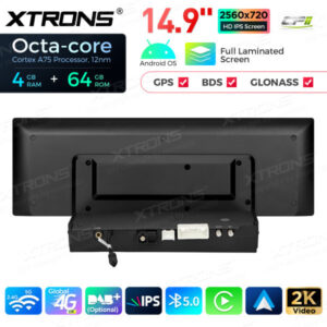 QLA42A6NL 14,9 Zoll Octa Core 4 + 64 GB Global 4G LTE Android Autoradio Multimedia-Player mit vollständig laminiertem 2K IPS-