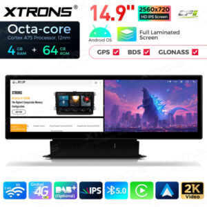QLA42Q5NL 14,9 Zoll Octa Core 4 + 64 GB Global 4G LTE Android Autoradio Multimedia Player mit vollständig laminiertem 2K IPS-Bildschirm für Audi Q5 SQ5 (2017-2020) mit MIB2-System Lenkrad Links – Bild 11