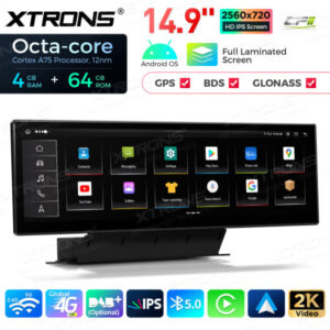 QLA42Q5NL 14,9 Zoll Octa Core 4 + 64 GB Global 4G LTE Android Autoradio Multimedia Player mit vollständig laminiertem 2K IPS-Bildschirm für Audi Q5 SQ5 (2017-2020) mit MIB2-System Lenkrad Links – Bild 13