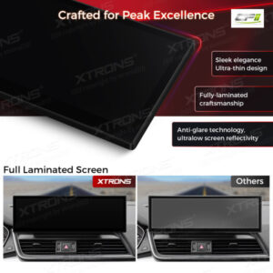 QLA42Q5NL 14,9 Zoll Octa Core 4 + 64 GB Global 4G LTE Android Autoradio Multimedia Player mit vollständig laminiertem 2K IPS-Bildschirm für Audi Q5 SQ5 (2017-2020) mit MIB2-System Lenkrad Links – Bild 3