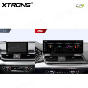 QLA42Q5NL 14,9 Zoll Octa Core 4 + 64 GB Global 4G LTE Android Autoradio Multimedia Player mit vollständig laminiertem 2K IPS-Bildschirm für Audi Q5 SQ5 (2017-2020) mit MIB2-System Lenkrad Links – Bild 4