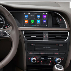 Android Autoradio für Audi A4 A5 Q5 mit 7 Zoll Display (hochauflösend), Inkl. Head-up-Display, Apple CarPlay und Android Auto