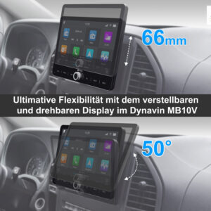 Alternative view of Android Autoradio für Mercedes Benz Vito W639 / Viano W639 mit 4 x 100W Class-D Verstärker, 10,1 Zoll Display (hochauflösend), Inkl. Head-up-Display, Apple CarPlay und Android Auto