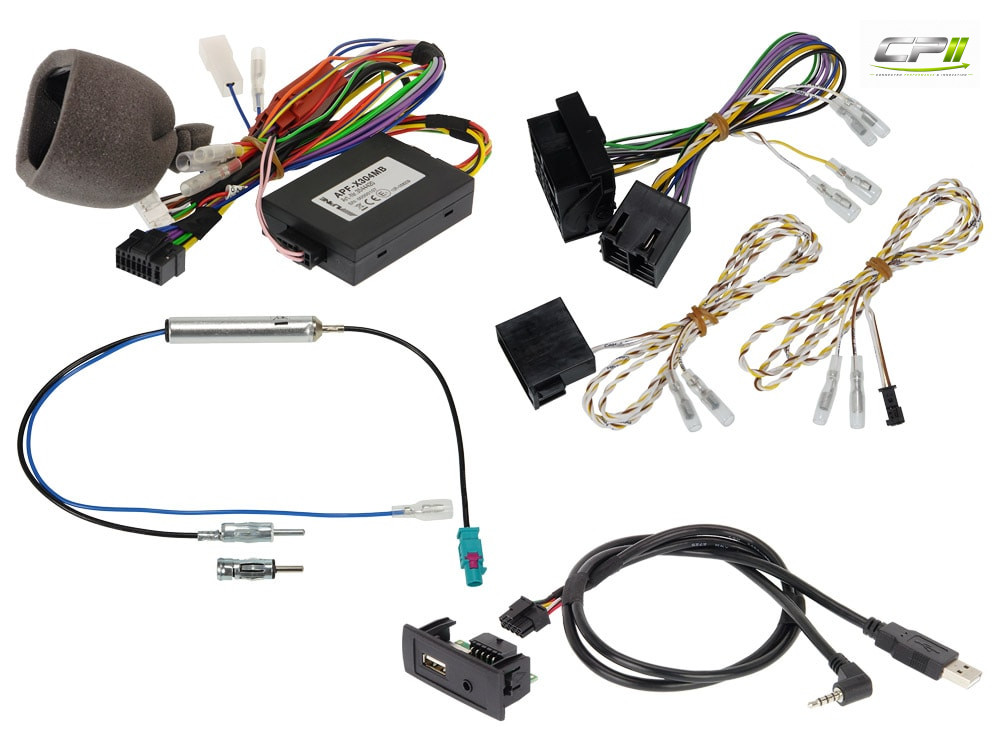 Alpine APF-X304MB CAN zu UART-Interface mit Unterstützung der Lenkradfernbedienung und Fahrzeugdisplay für Mercedes Vito (447)