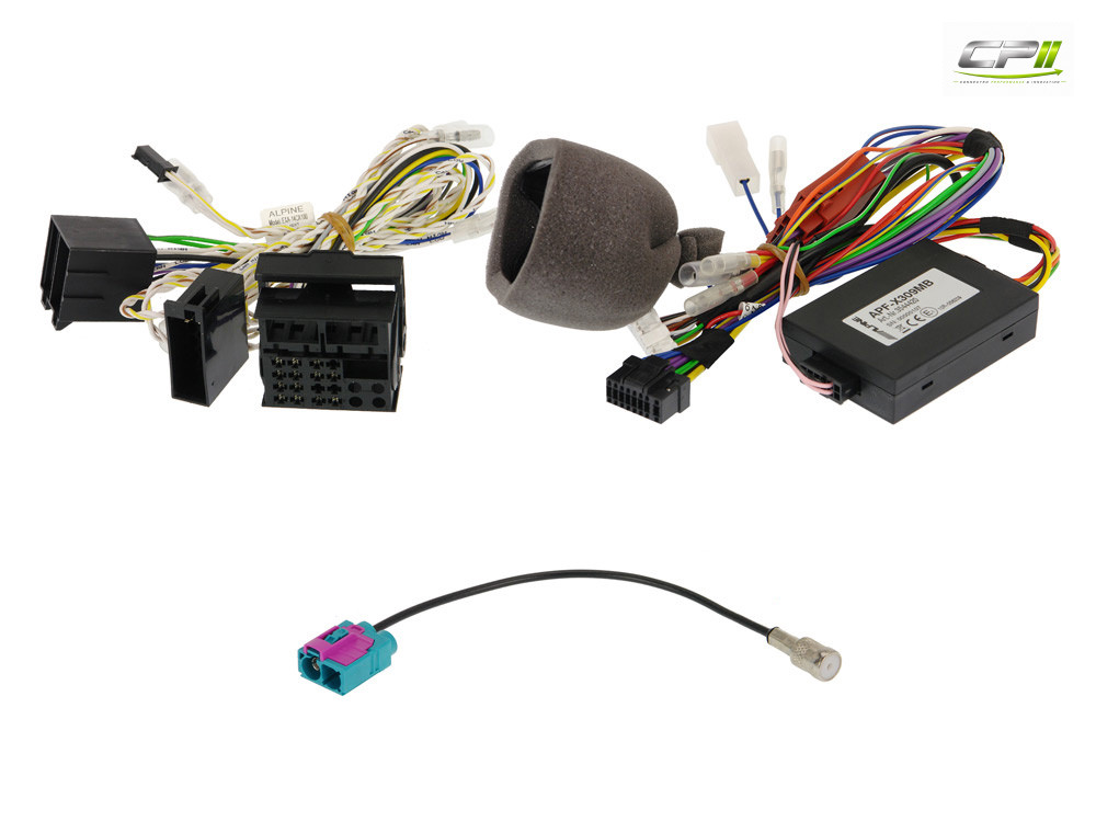 Alpine APF-X309MB CAN zu UART-Interface mit Unterstützung der Lenkradfernbedienung und Fahrzeugdisplay für Mercedes Sprinter (906) u. w. Fahrzeuge