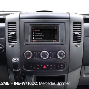 Alternative view of Alpine KIT-702MB Einbauset mit CAN-Bus Interface und Unterstützung der Lenkradfernbedienung & Kombiinstrument-Anzeige für Mercedes Sprinter (906) u. w.
