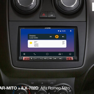 Alpine KIT-7AR-MITO 7-Zoll Einbaukit für Alfa Romeo Mito (955) – Bild 4