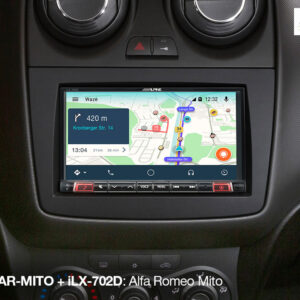 Alpine KIT-7AR-MITO 7-Zoll Einbaukit für Alfa Romeo Mito (955) – Bild 5