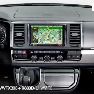 Alternative view of Alpine KIT-8VWTX303 8-Zoll Einbauset für Volkswagen Plattform (MIB-PQ/Golf VI - Seat, Skoda und VW)