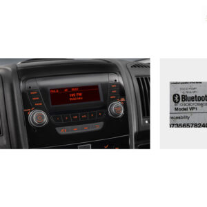 Alternative view of Alpine KIT-902DU-BT 9-Zoll Einbausatz für Fiat Ducato III, Citroën Jumper II und Peugeot Boxer II mit original 2-DIN Bluetooth-Radiosystem VP1