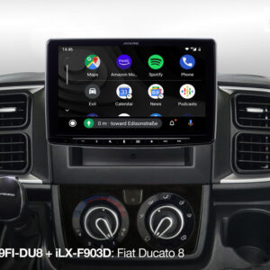 Alternative view of Alpine KIT-F9FI-DU8 Einbauset für Fiat Ducato 8 mit Alpine iLX-F115D, iLX-F905D, iLX-F903D, INE-F904D und INE-F904DC