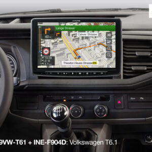 Alpine KIT-F9VW-T61 Einbauset für Volkswagen T6.1 mit Alpine iLX-F115D, iLX-F905D, iLX-F903D, INE-F904D und INE-F904DC – Bild 3