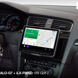 Alpine KIT-HALO-G7 Halo9 / Halo11 Einbauset mit CAN-Bus-Interface zur Unterstützung der Lenkradfernbedienung & Multifunktionsanzeige im Volkswagen Golf 7 – Bild 4