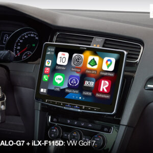 Alpine KIT-HALO-G7 Halo9 / Halo11 Einbauset mit CAN-Bus-Interface zur Unterstützung der Lenkradfernbedienung & Multifunktionsanzeige im Volkswagen Golf 7
