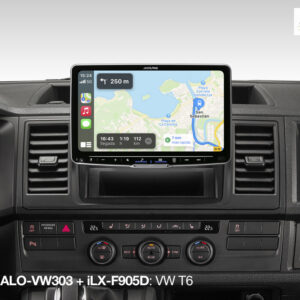 Alternative view of Alpine KIT-HALO-VW303 1-DIN Alpine Halo und 2-DIN Einbauset mit CAN zu UART-Interface für VW Plattform (MIB-PQ - Seat, Skoda und Volkswagen) Abverkauf