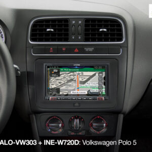 Alpine KIT-HALO-VW303 1-DIN Alpine Halo und 2-DIN Einbauset mit CAN zu UART-Interface für VW Plattform (MIB-PQ - Seat, Skoda und Volkswagen) – Bild 3