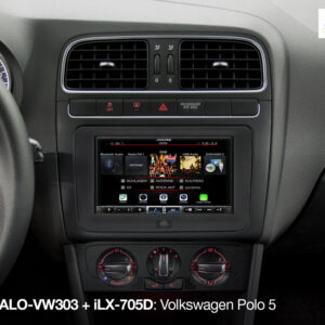 Alpine KIT-HALO-VW303 1-DIN Alpine Halo und 2-DIN Einbauset mit CAN zu UART-Interface für VW Plattform (MIB-PQ - Seat, Skoda und Volkswagen) – Bild 4